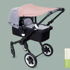 Liebes vPriebes Sonnensegel Johanna Musselin Altrosé*Kinder Kinderwagen Zubehör