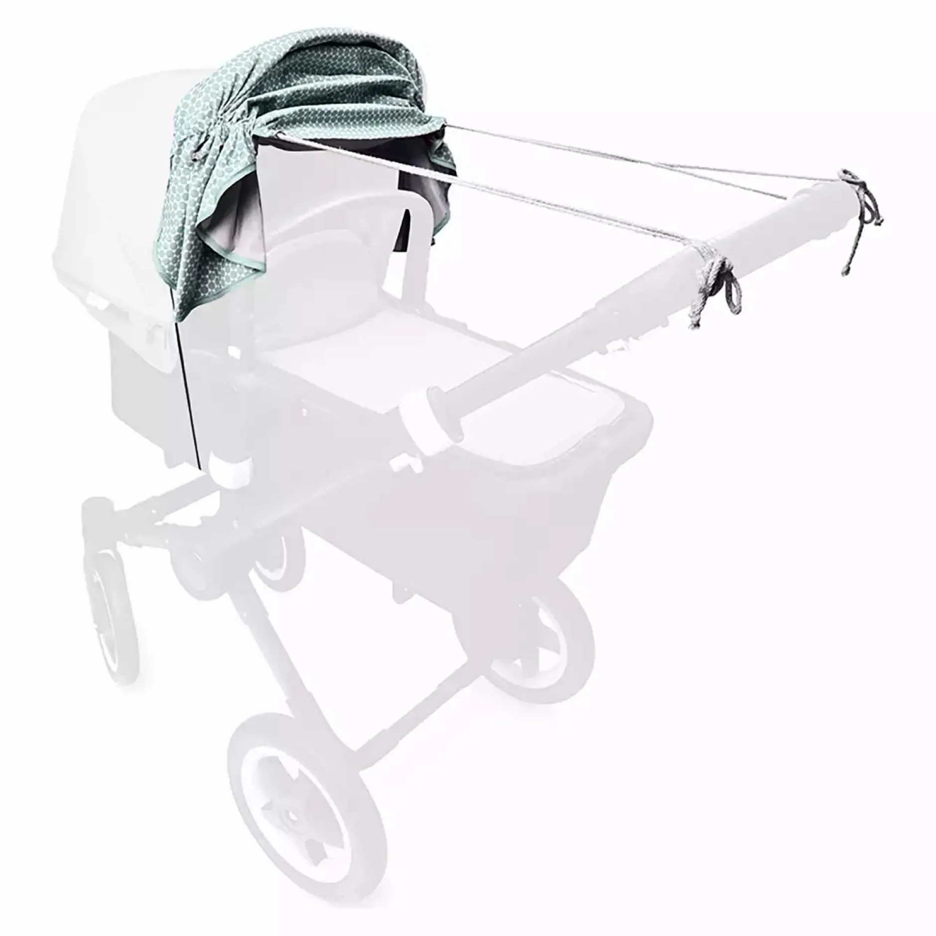 Liebes von Priebes Sonnensegel Johanna Prisma Mint*Kinder Kinderwagen Zubehör