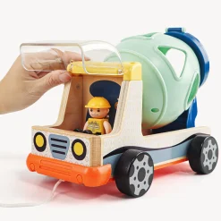 TOPBRIGHT Sortier-Baufahrzeug*Kinder Lernspielzeug|Holzspielzeug