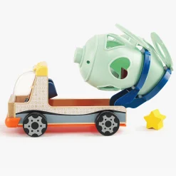 TOPBRIGHT Sortier-Baufahrzeug*Kinder Lernspielzeug|Holzspielzeug