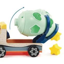 TOPBRIGHT Sortier-Baufahrzeug*Kinder Lernspielzeug|Holzspielzeug