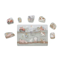 LITTLE DUTCH Sound-Greif-Puzzle Little Farm*Kinder Lernspielzeug