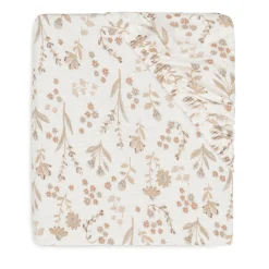 jollein Spannbettlaken Bloomy 70 x 140 cm* Babybettwäsche