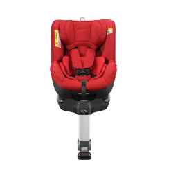 AVOVA Sperber-Fix 61 Maple Red*Kinder Kindersitze Isofix|Reboarder 0-18 Kg, Gruppe 0+/1