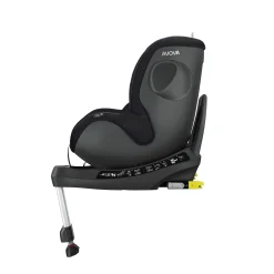 AVOVA Sperber-Fix 61 Pearl Black*Kinder Kindersitze Isofix|Reboarder 0-18 Kg, Gruppe 0+/1