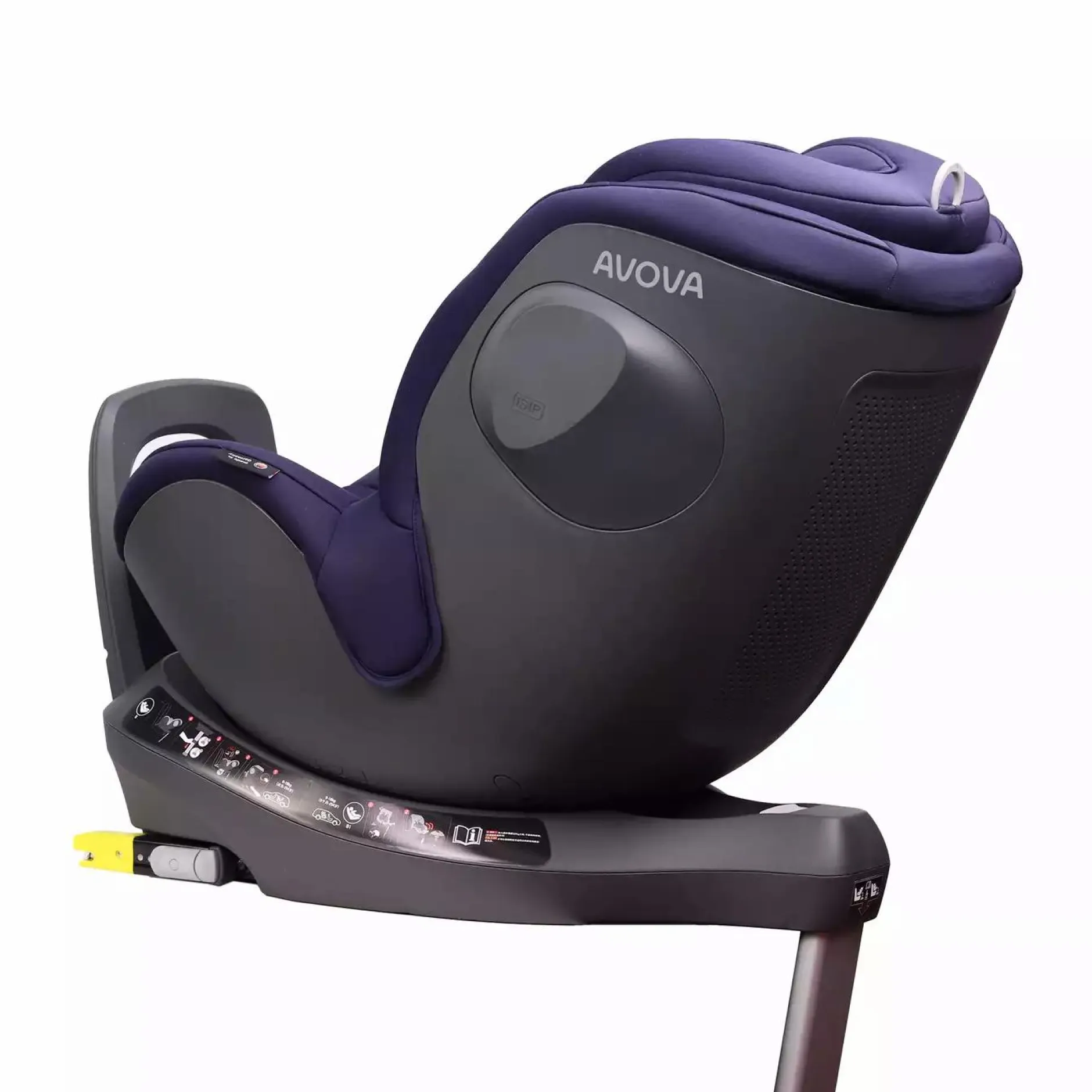AVOVA Sperber-Fix i-Size Atlantic Blue*Kinder Reboarder 0-18 Kg, Gruppe 0+/1