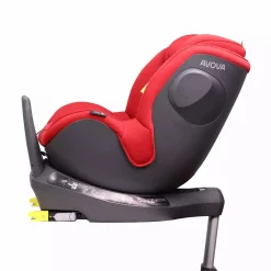 AVOVA Sperber-Fix i-Size Maple Red*Kinder Reboarder 0-18 Kg, Gruppe 0+/1