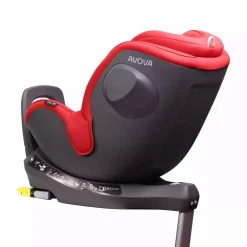 AVOVA Sperber-Fix i-Size Maple Red*Kinder Reboarder 0-18 Kg, Gruppe 0+/1