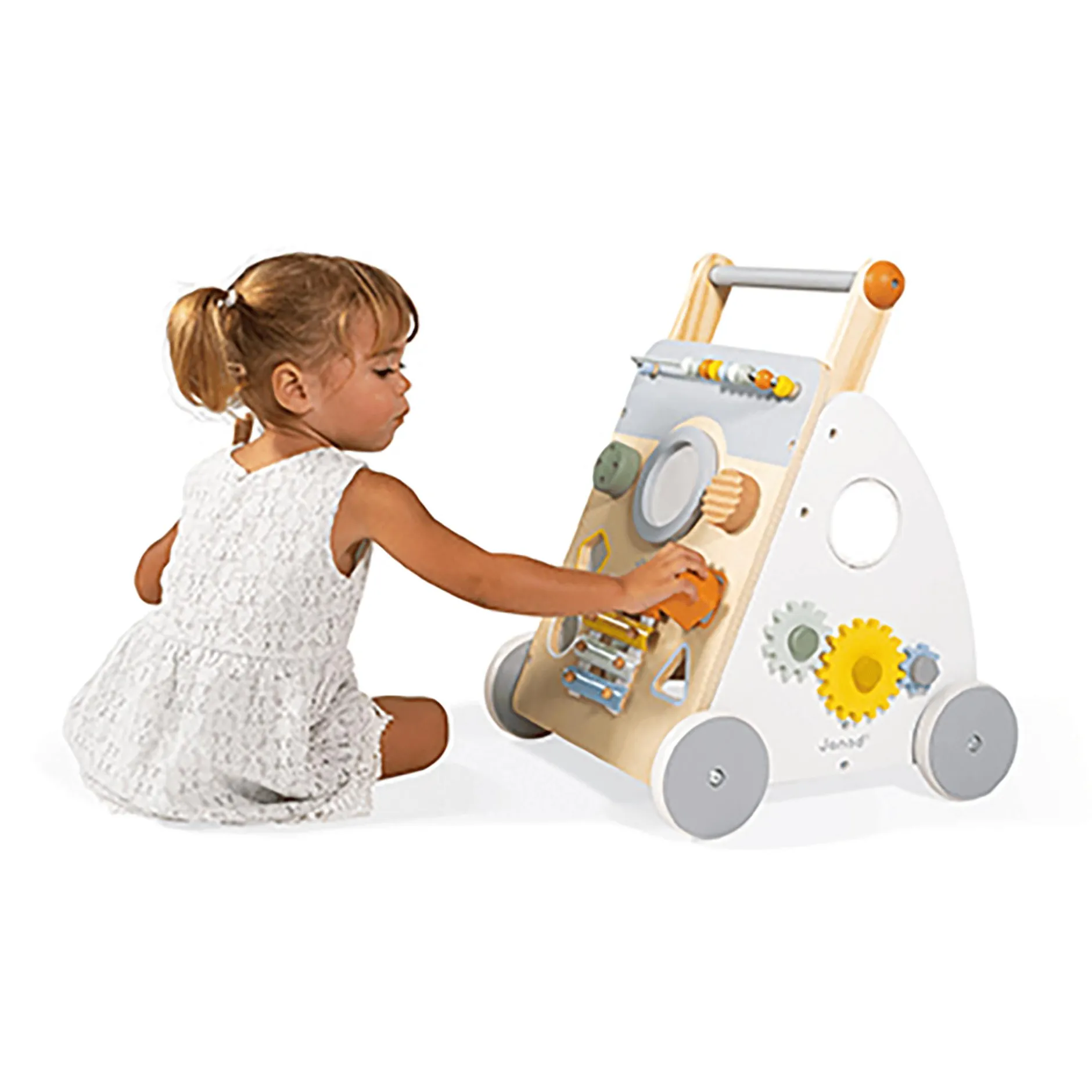 Janod Spiel- und Lauflernwagen Sweet Cocoon*Kinder Lernspielzeug|Lauflernwagen
