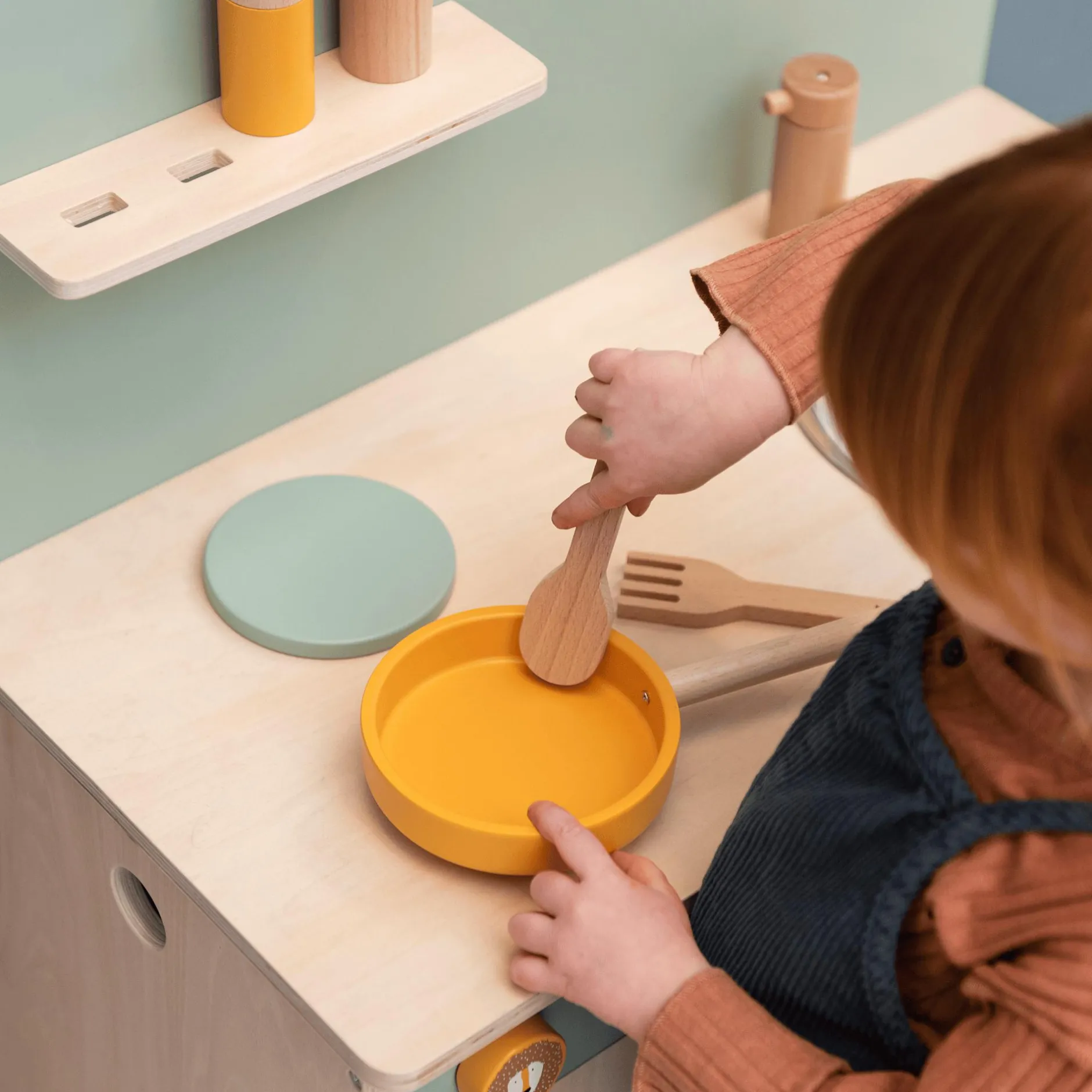trixie Spielküche aus FSC-zertifiziertem Holz*Kinder Rollenspiele|Spielzeug Ab 3 Jahren