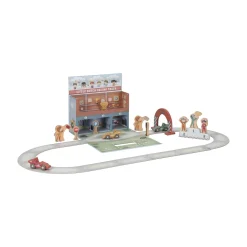 LITTLE DUTCH Spielkoffer mit Rennbahn*Kinder Lernspielzeug|Holzspielzeug