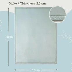Hakuna matte Spielteppich Cloud Soft Mint 200 x 150 cm* Deko & Accessoires