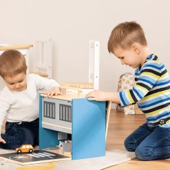 Pinolino Spielwelt Polizeiwache Gordon mit Zubehör*Kinder Lernspielzeug|Spielzeug Ab 3 Jahren
