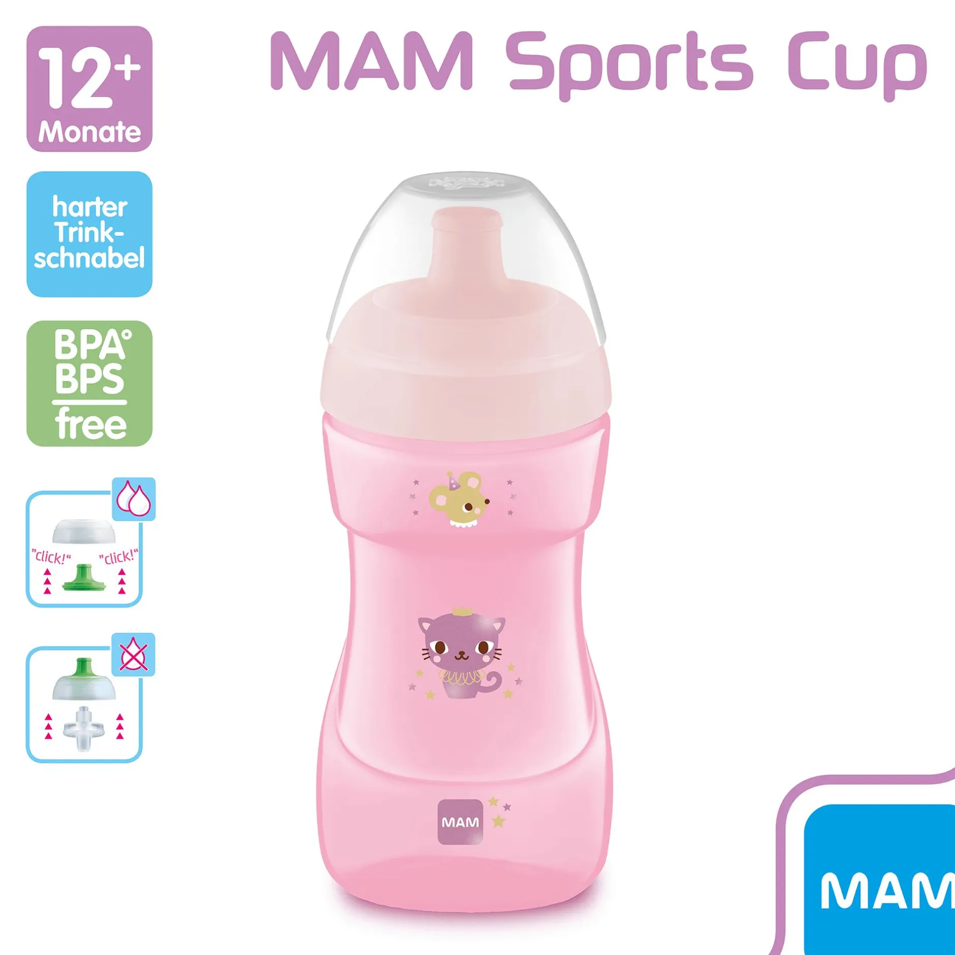 MAM Sports Cup Katze 330ml* Flaschen & Sauger