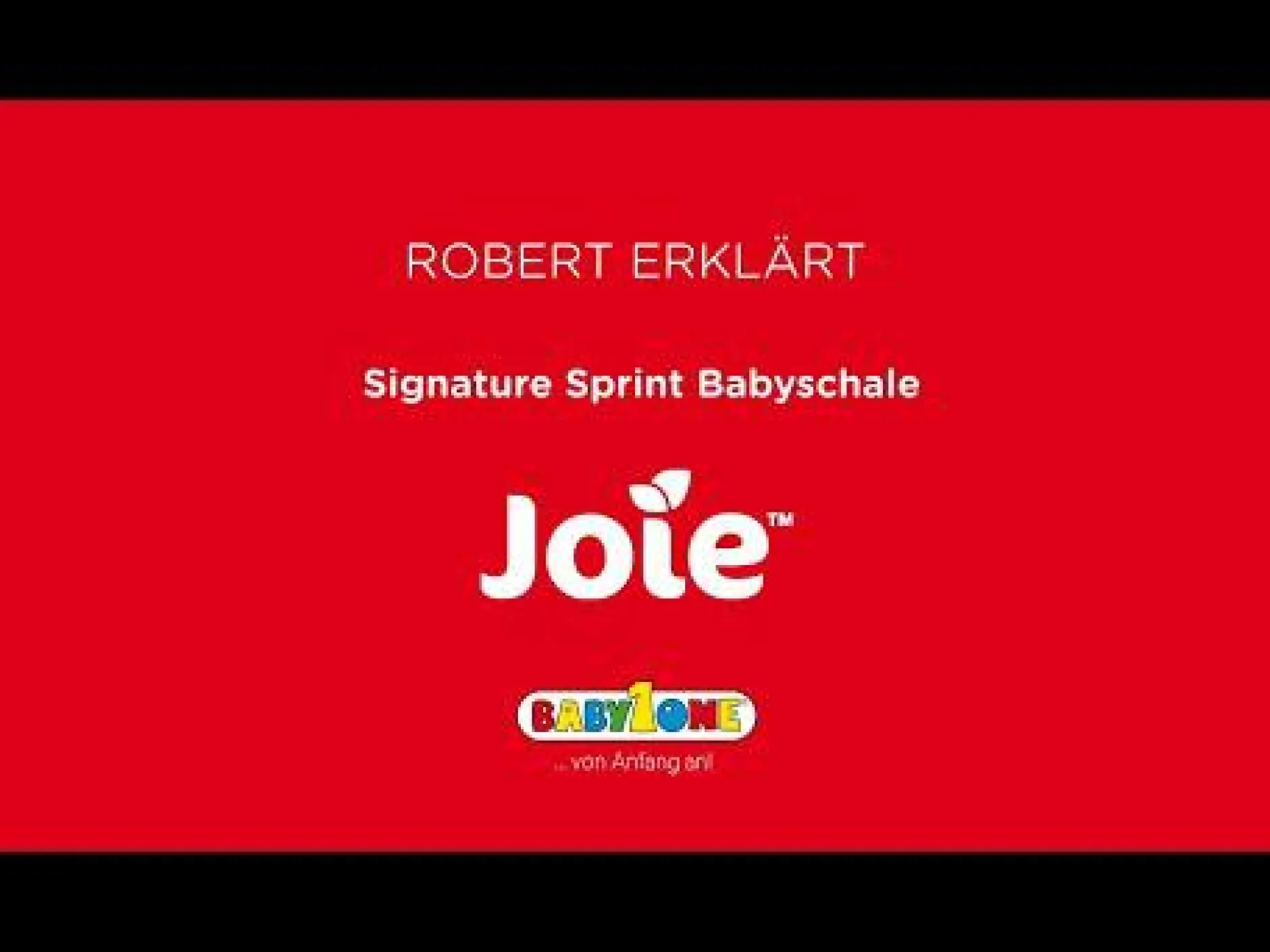 Joie signature Sprint Ebony*Kinder Babyschalen 0-13 Kg, Gruppe 0+