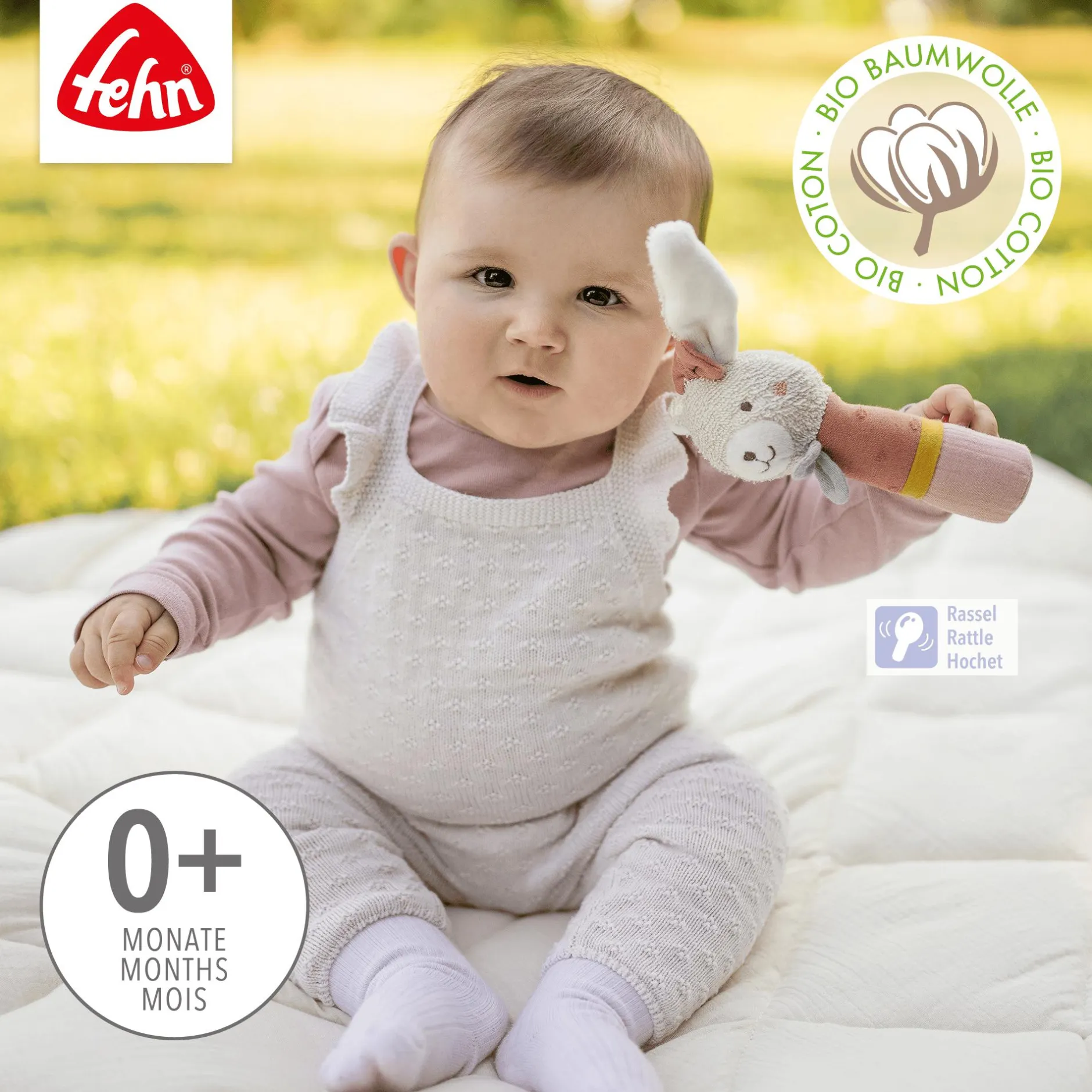 fehn Stabgreifling Hase* Rasseln & Greiflinge
