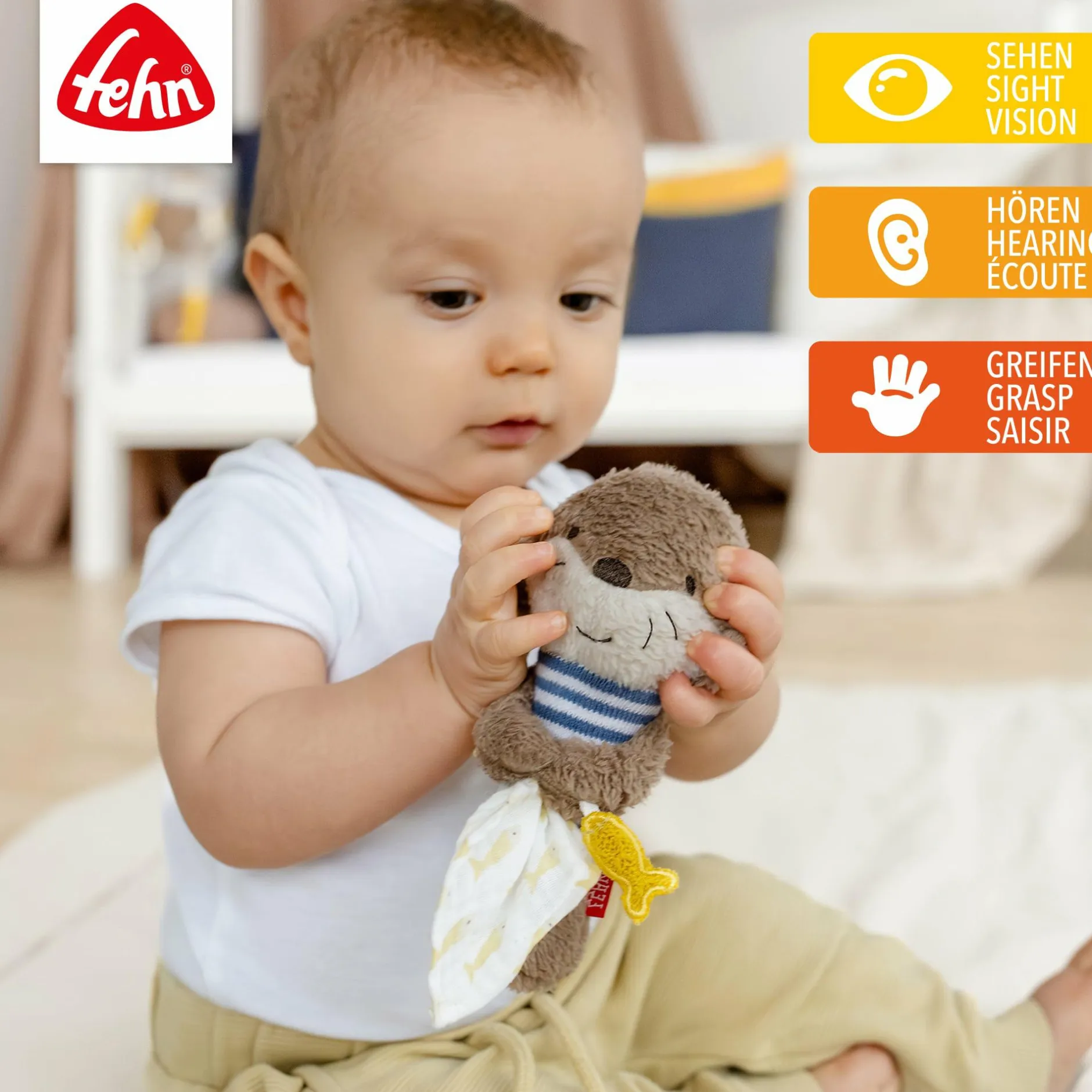 fehn Stabgreifling Otter Theo* Rasseln & Greiflinge