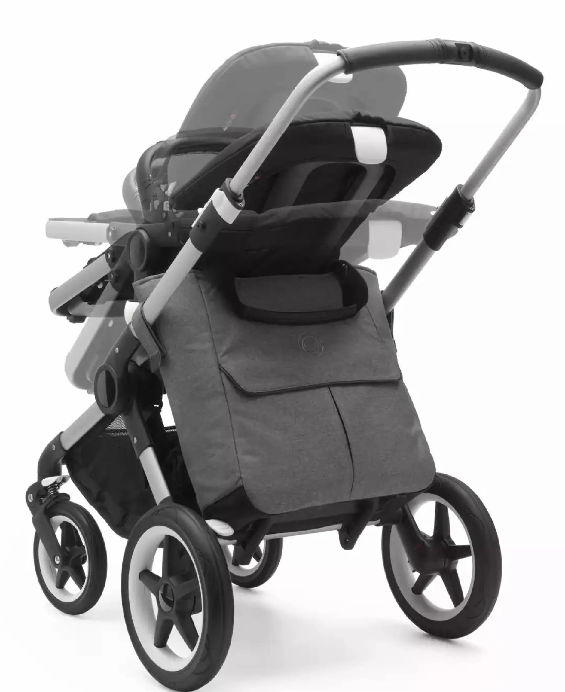 bugaboo Standard Mammoth Bag grey melange* Wickeltaschen