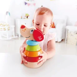 Hape Stapelhund Pepe*Kinder Lernspielzeug|Holzspielzeug