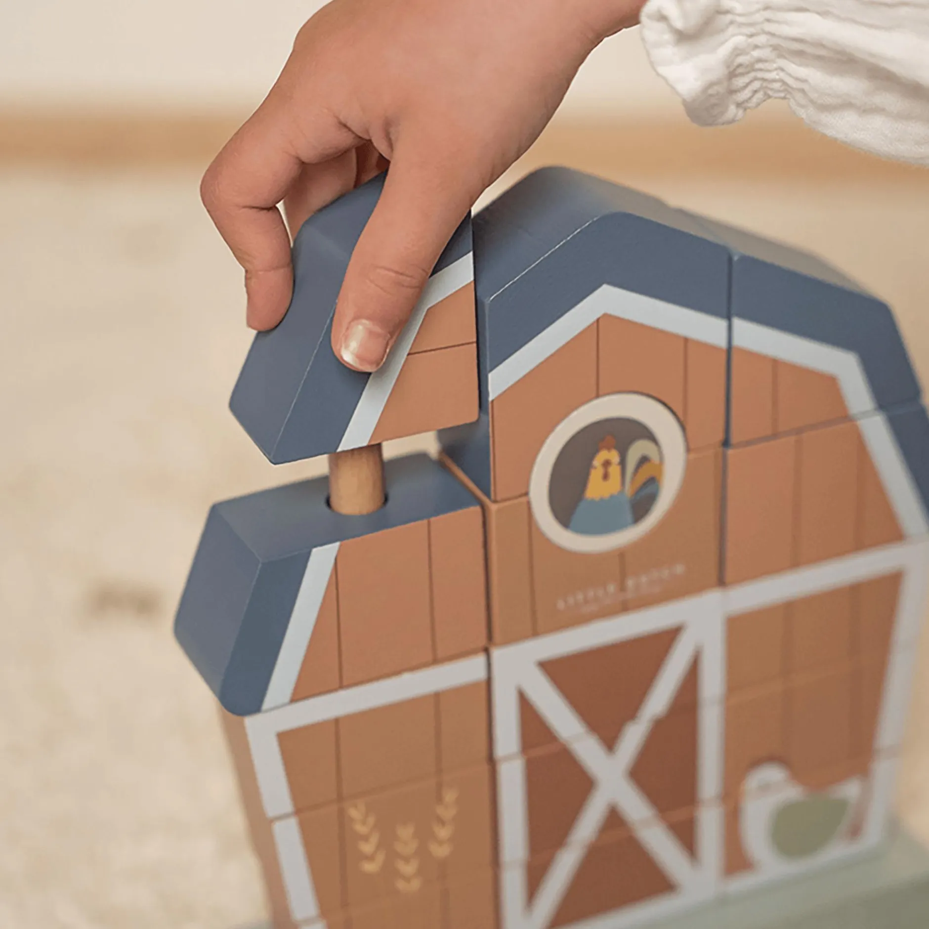 LITTLE DUTCH Stapelspiel Little Farm*Kinder Holzspielzeug