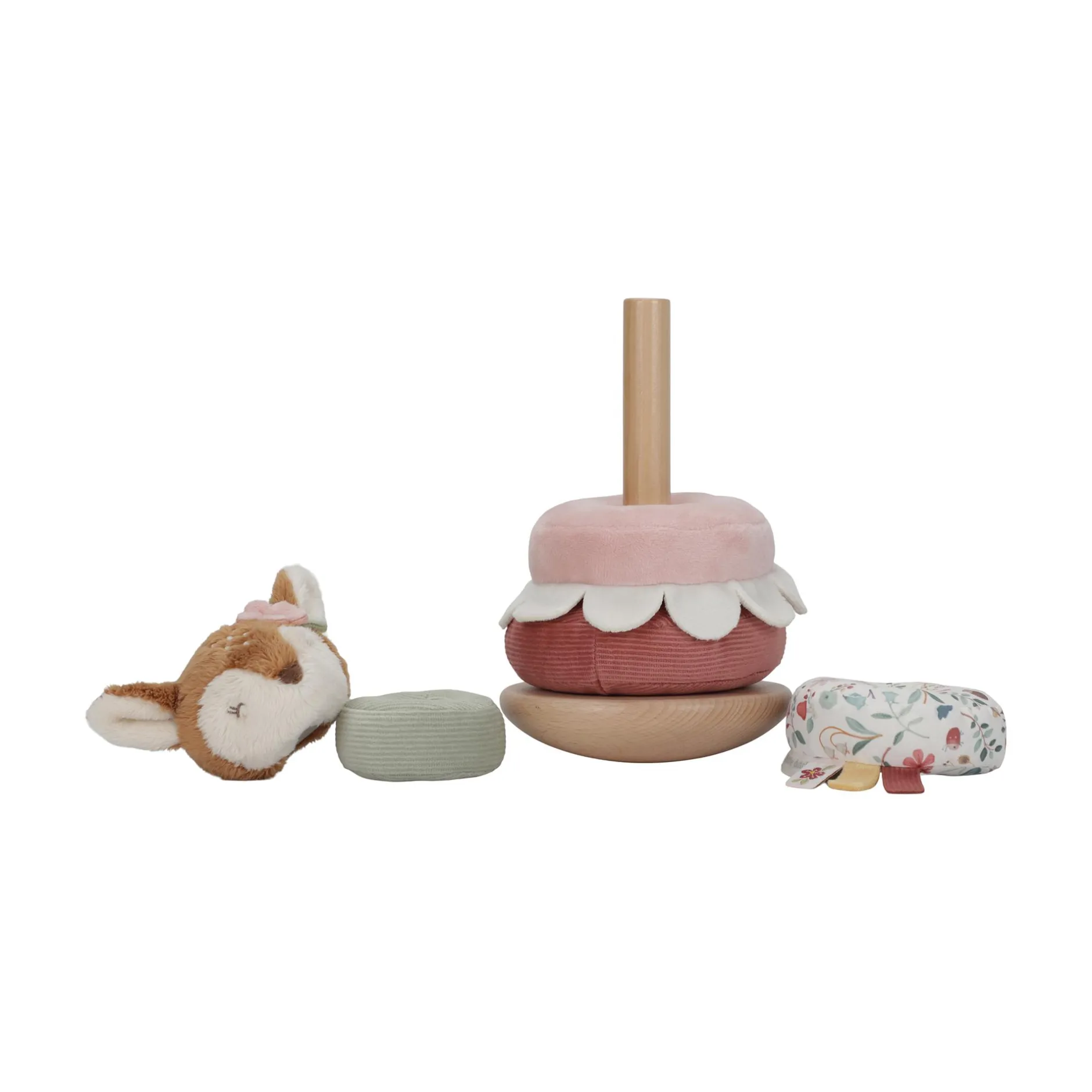 LITTLE DUTCH Stapelturm mit Ringen Fairy Garden*Kinder Holzspielzeug