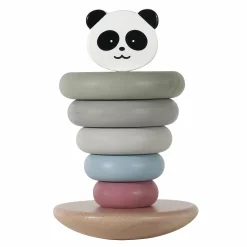 KINDSGUT Stapelturm Panda*Kinder Lernspielzeug|Holzspielzeug