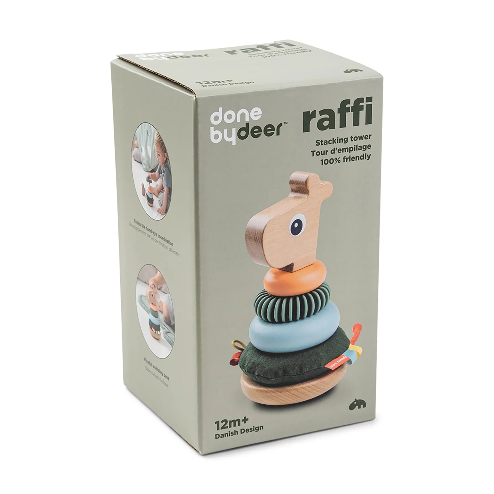 done by deer Stapelturm Raffi*Kinder Holzspielzeug