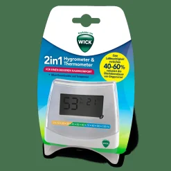 WICK Starter Kit 2-in-1 Hygrometer & Thermometer mit VapoPads Menthol* Luftbefeuchter