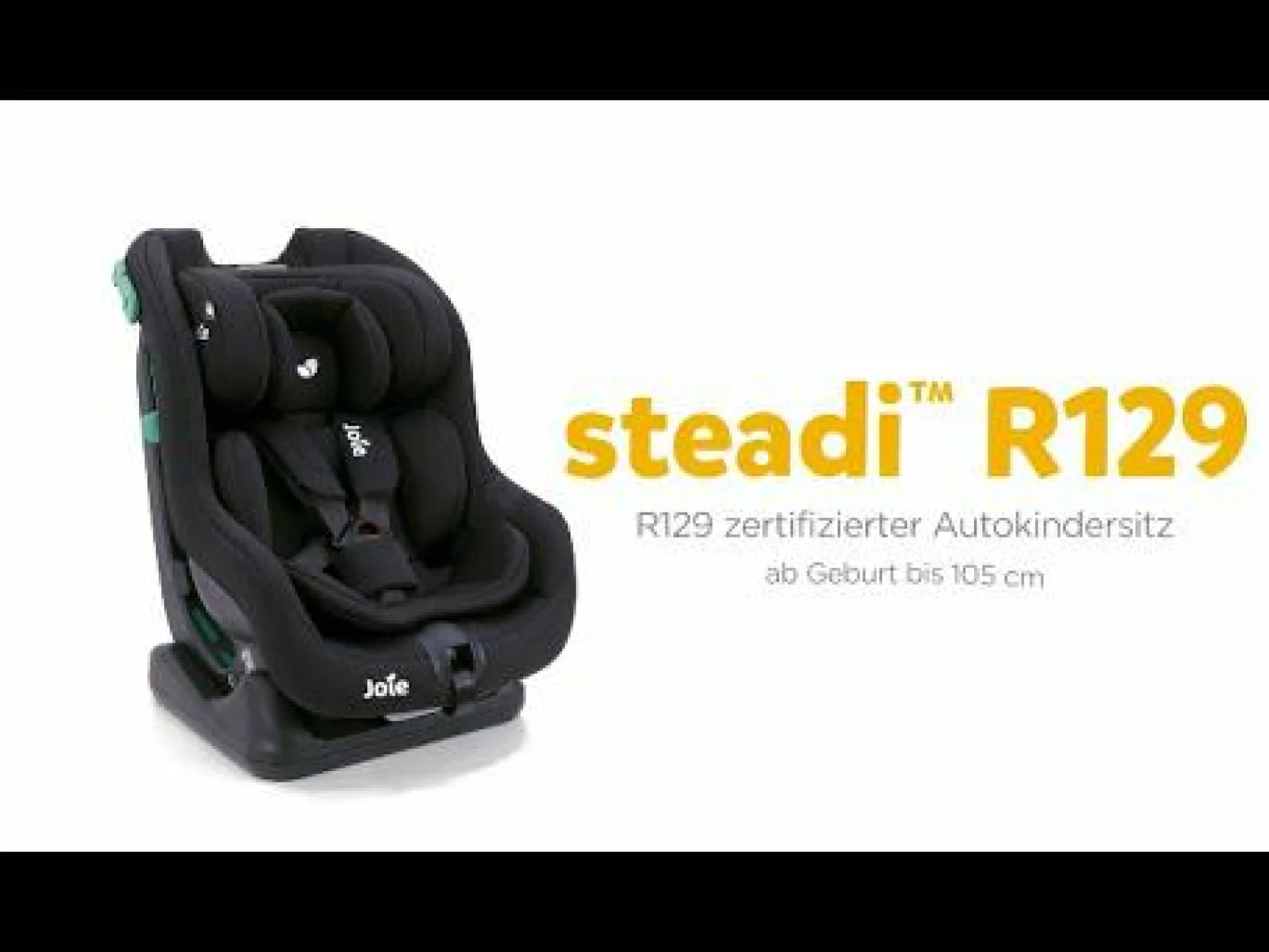 Joie Steadi R129 Shale*Kinder Reboarder 0-18 Kg, Gruppe 0+/1
