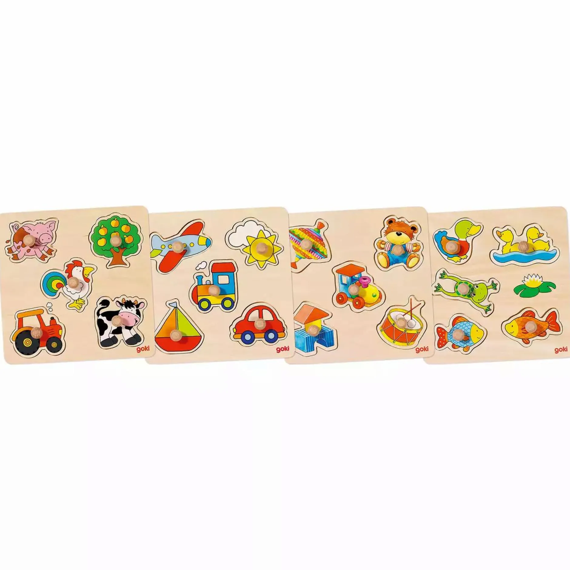 goki Steckpuzzle*Kinder Lernspielzeug|Holzspielzeug