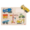 GOLLNEST Steckpuzzle Baufahrzeuge*Kinder Lernspielzeug|Holzspielzeug