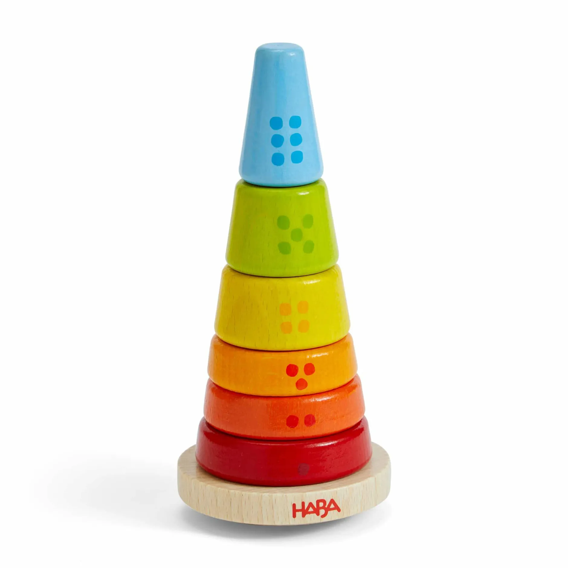 HABA Steckturm Kunterbunt*Kinder Holzspielzeug