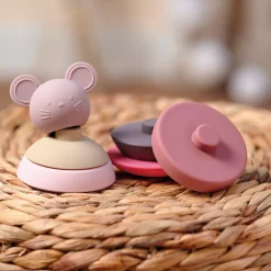 Nattou Stehaufmännchen Maus*Kinder Lernspielzeug
