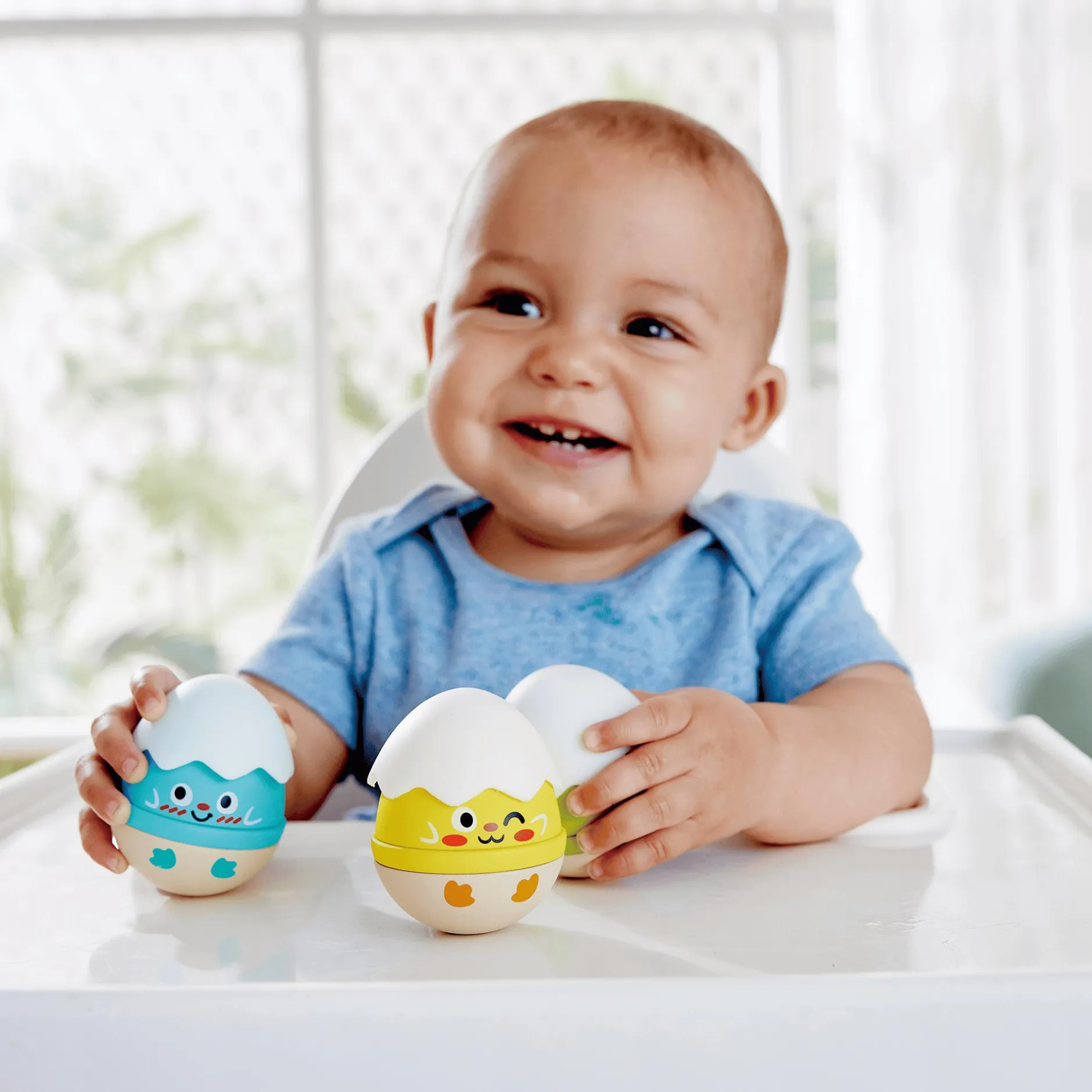 Hape Stehaufmännchen Wackelküken* Rasseln & Greiflinge