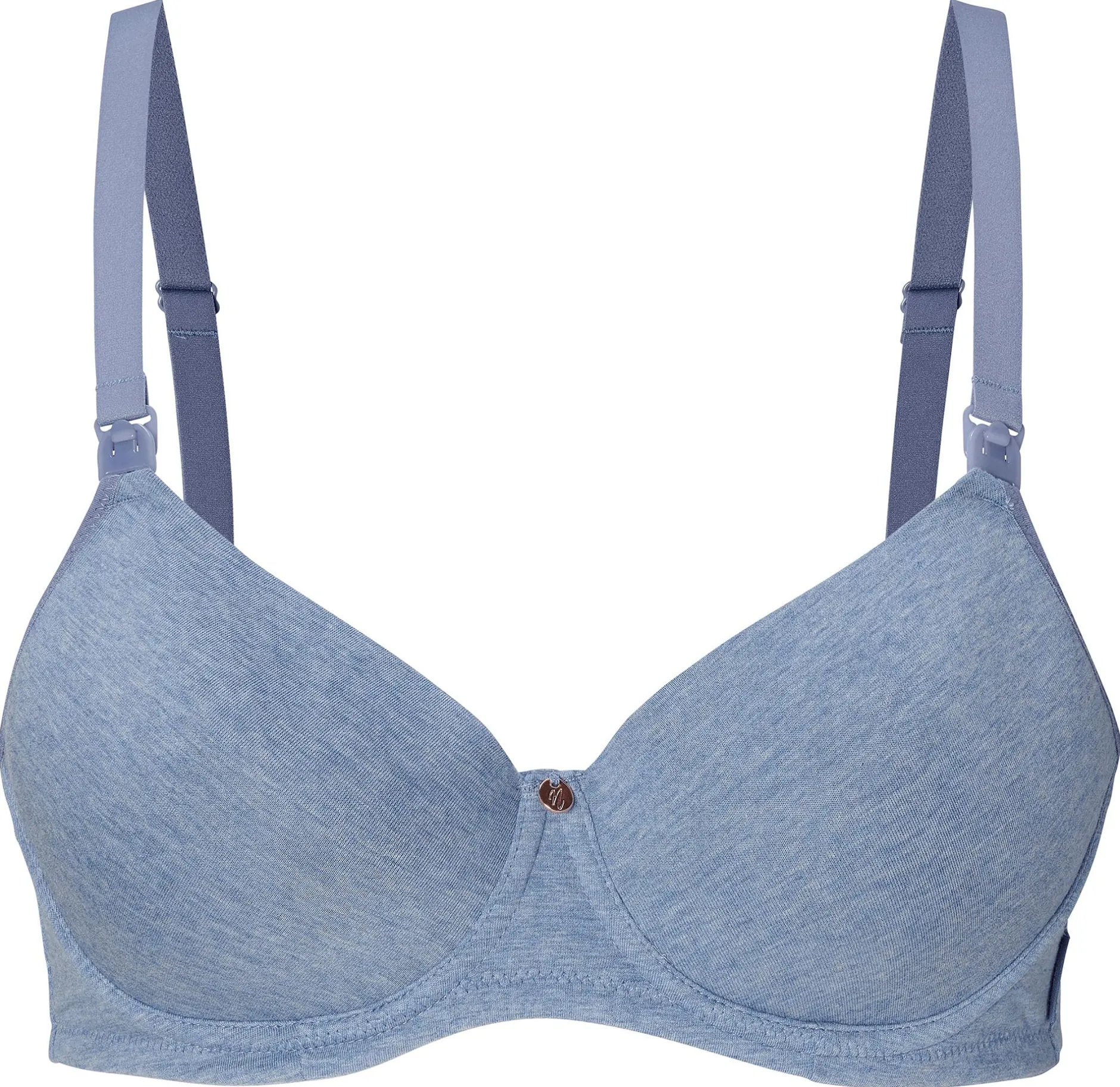 noppies Still-BH Cotton Light Blue Melange D* Still-Bh´S|Still-Bh'S