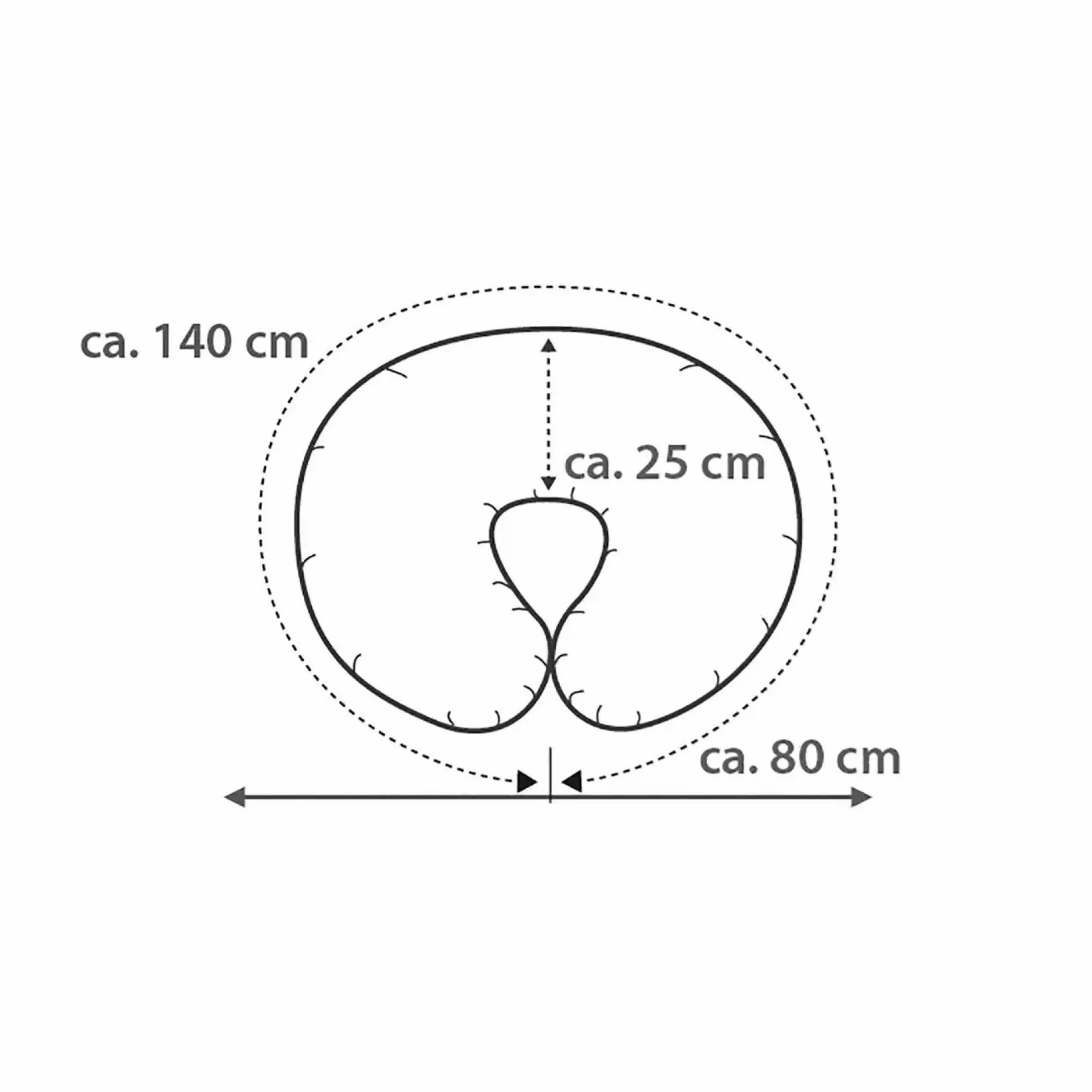 THERALINE Stillkissen Wynnie Sterne Cappucino* Stillkissen|Stillkissen