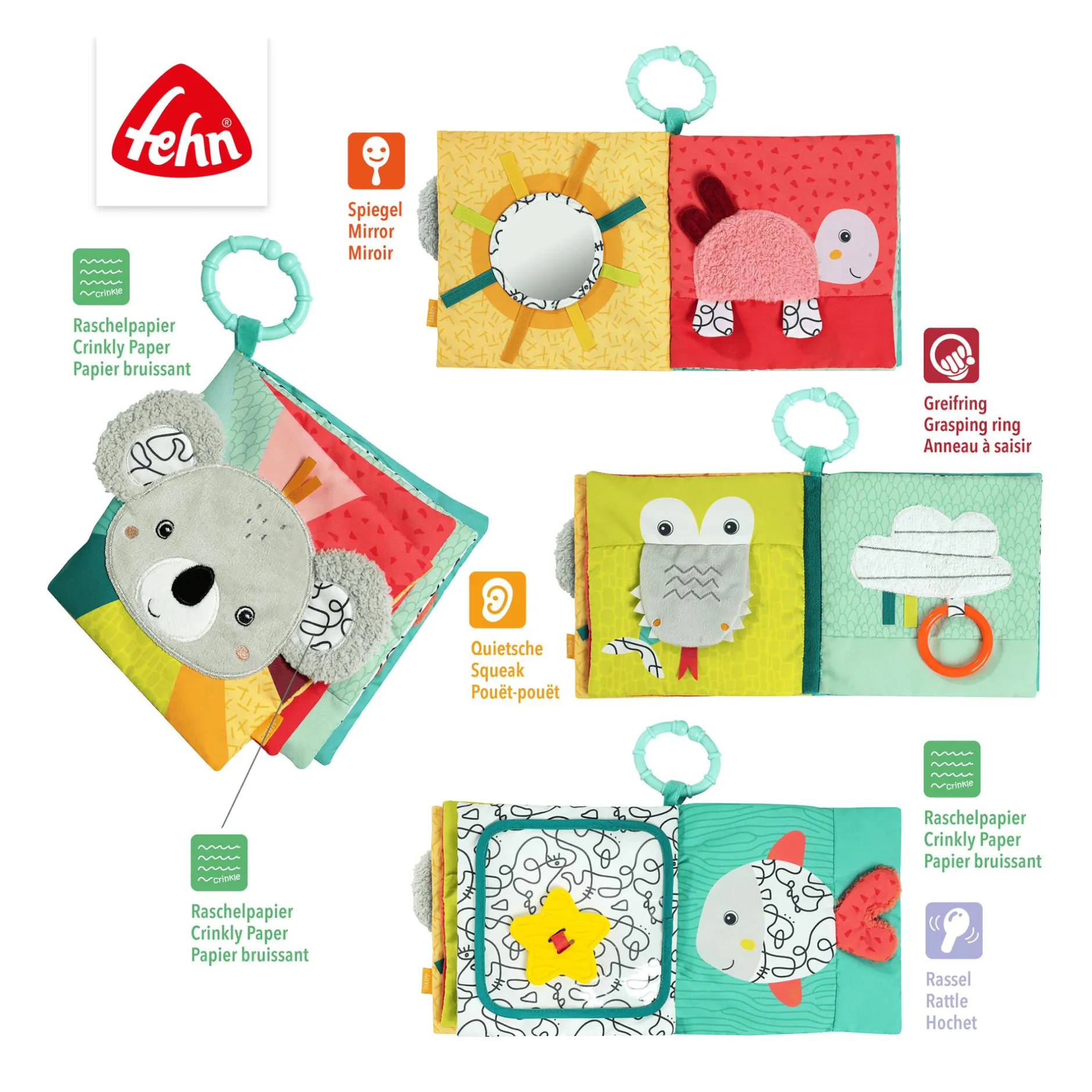 fehn Stoffbuch Koala*Kinder Kinderbücher
