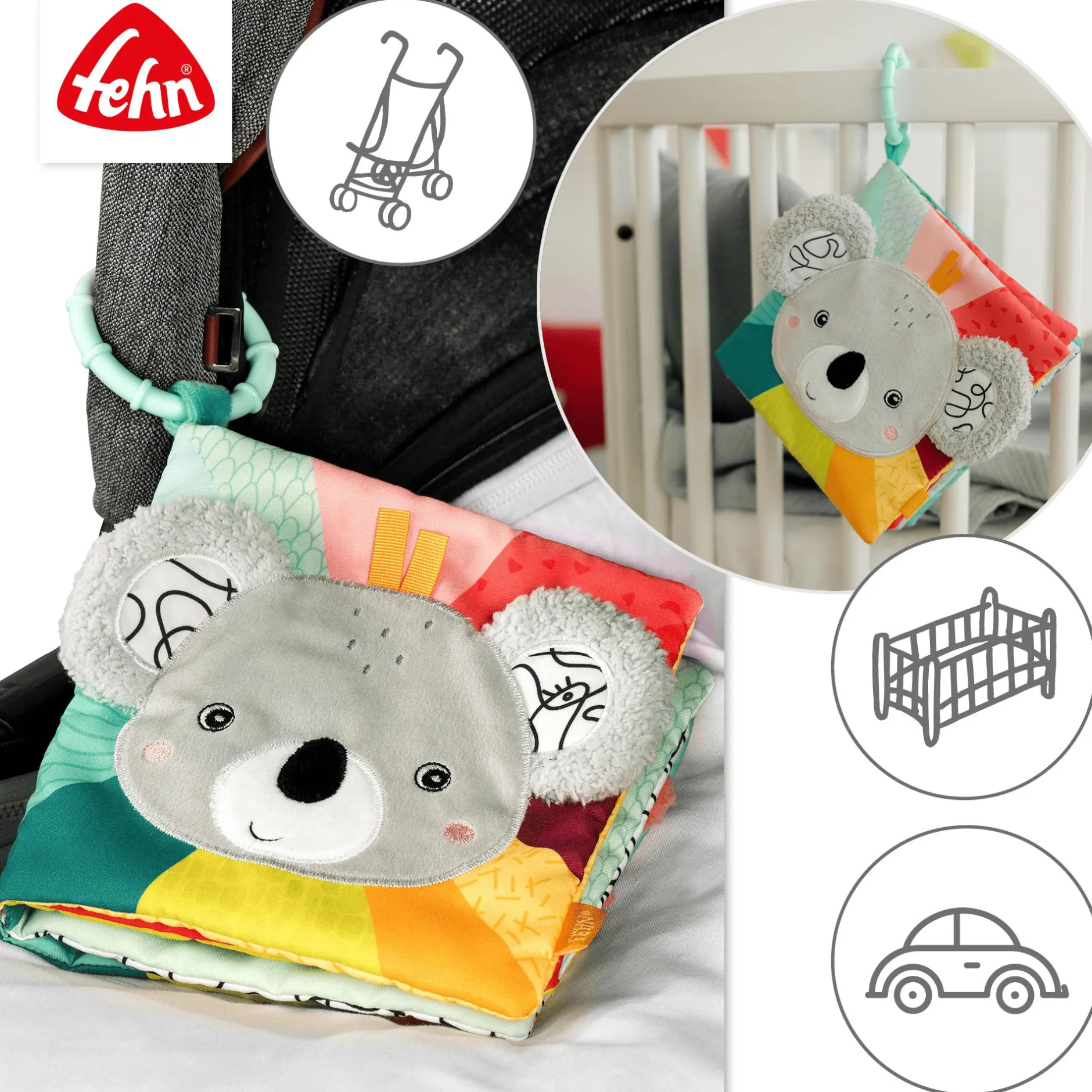 fehn Stoffbuch Koala*Kinder Kinderbücher