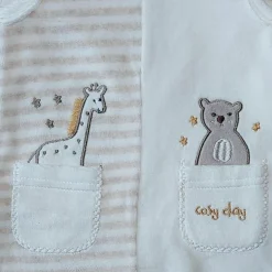 LITTLE ONE Strampler-Set Bär und Giraffe* Strampler