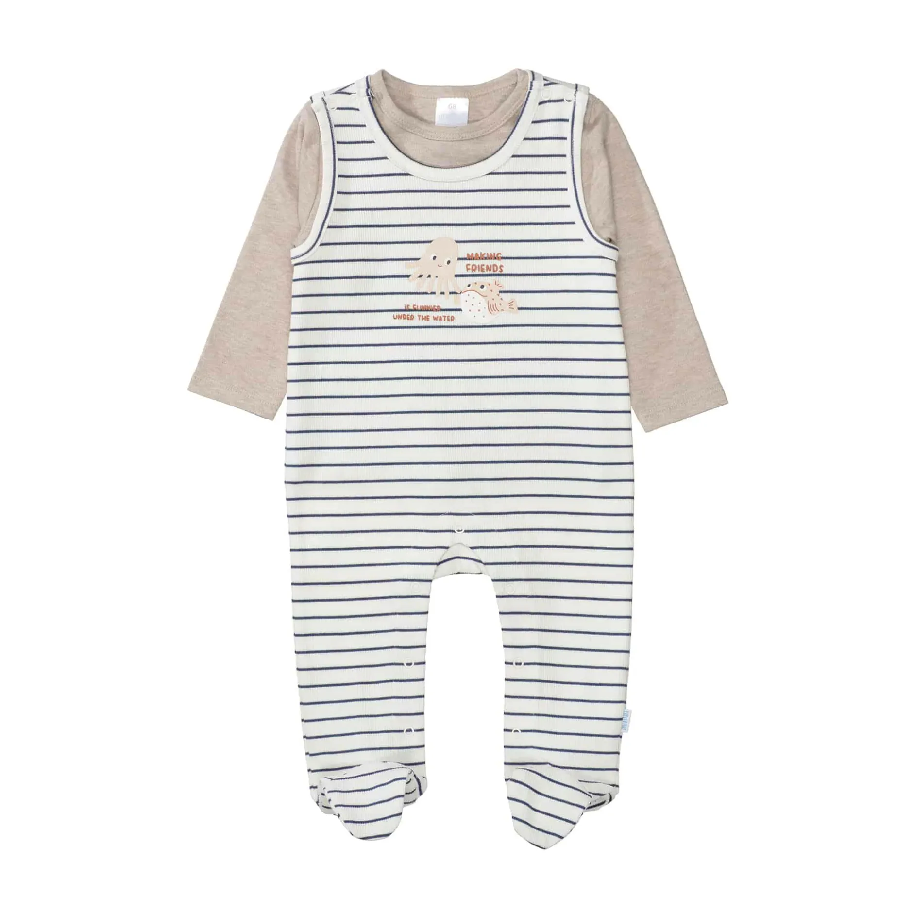 LITTLE ONE Strampler-Set Fische* Strampler