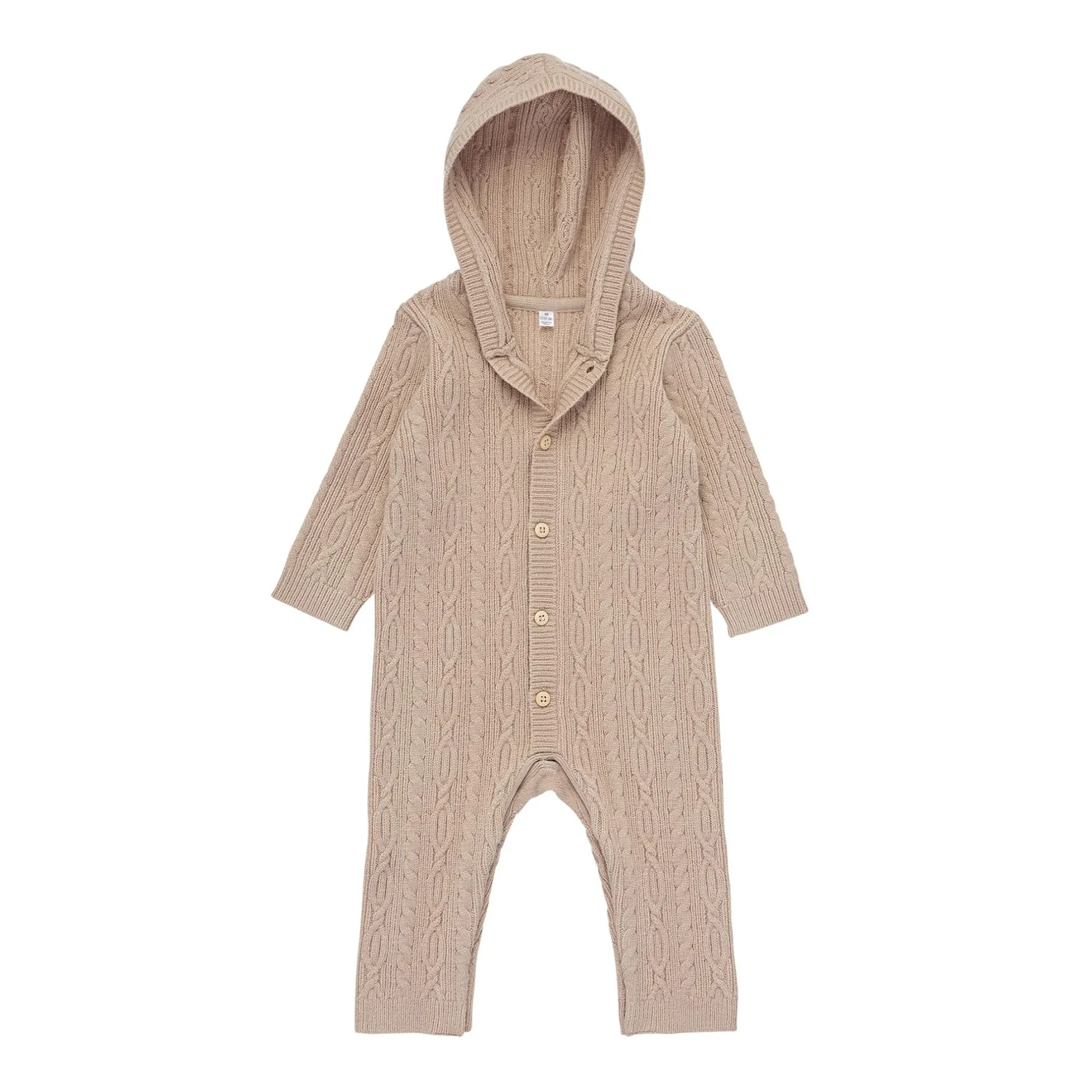 LITTLE ONE Strickoverall mit Kapuze* Overalls