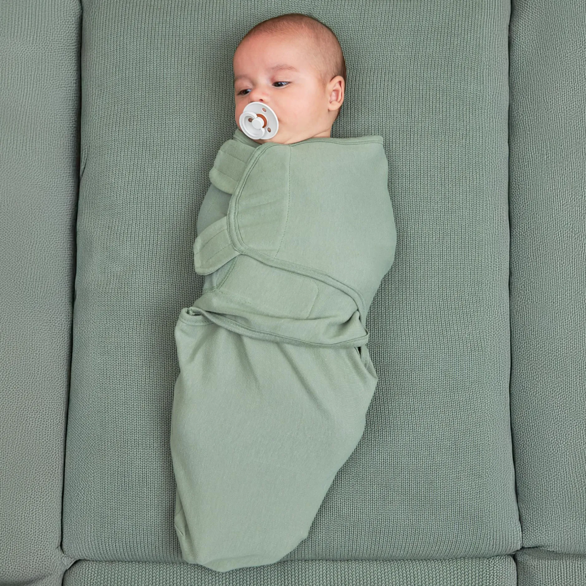 MEYCO Swaddle Pucksack Forest Green 0-3 Monate* Pucksäcke