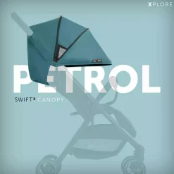 hauck Swift X Sonnenverdeck Petrol*Kinder Kinderwagen Zubehör