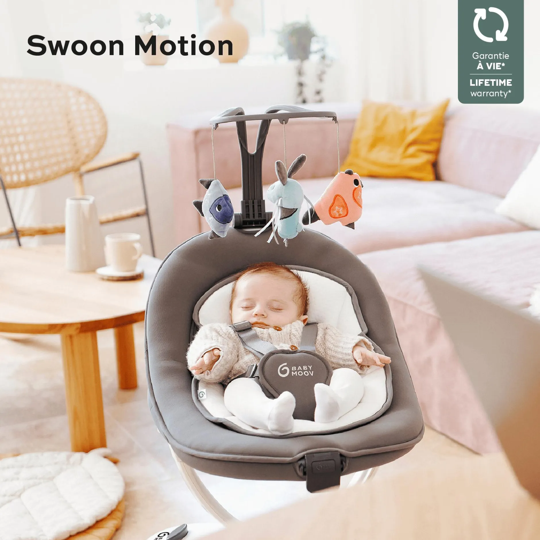 babymoov Swoon Motion Zinc* Wippen