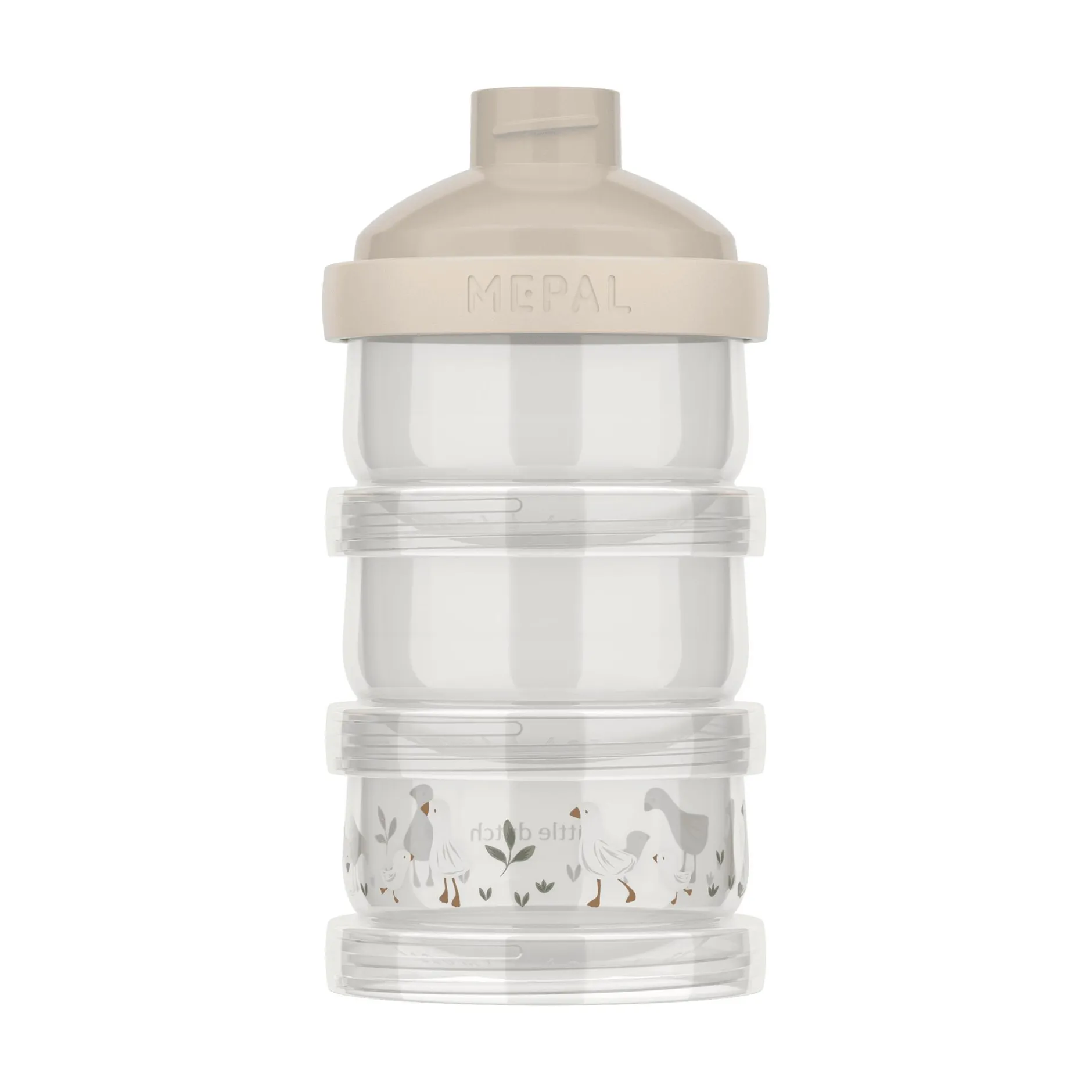 MEPAL 3-teiliger Milchpulverturm Mio Little Goose* Nahrungsbehälter