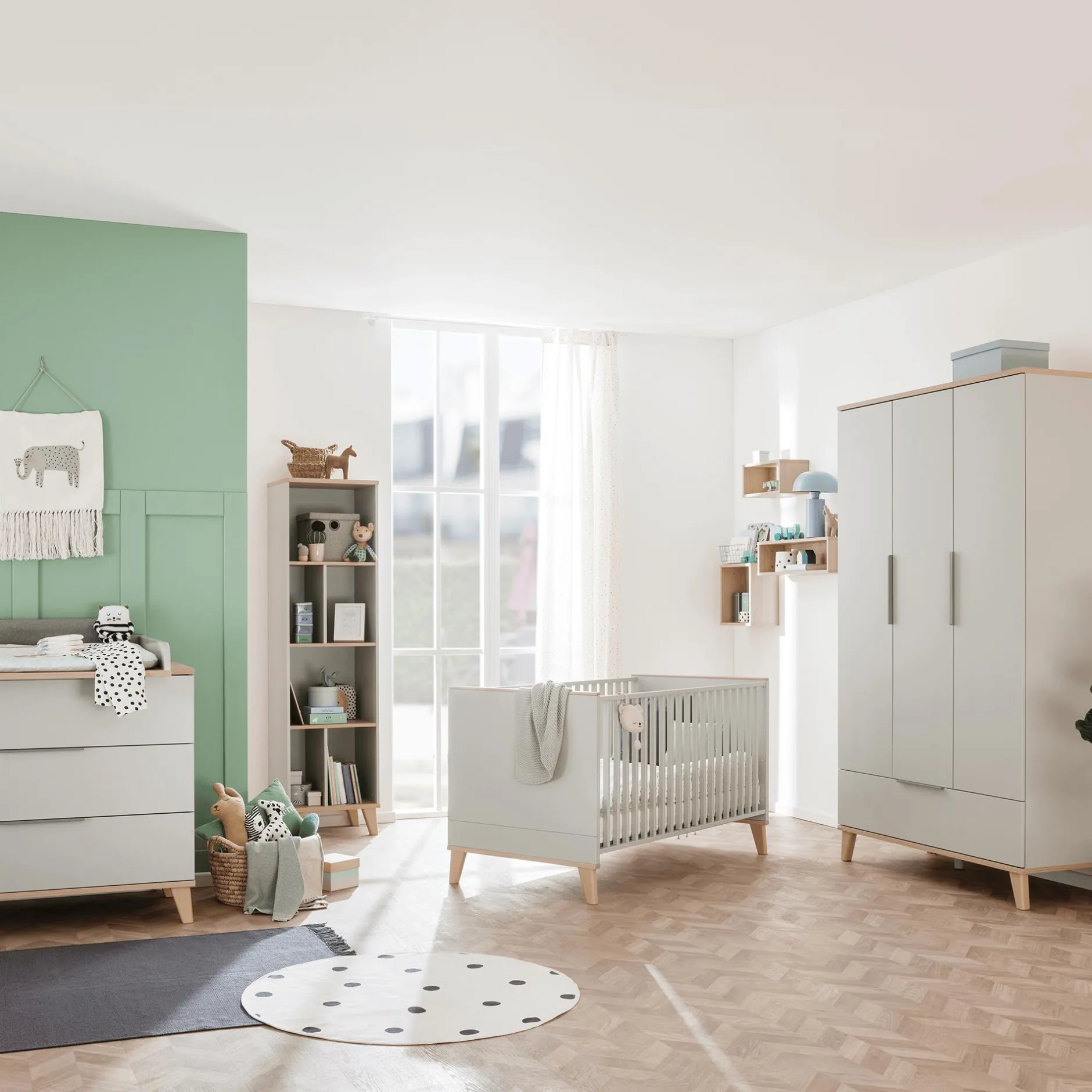PAIDI 4-teiliges Babyzimmer Fiene* Babyzimmer Sets|Babybetten