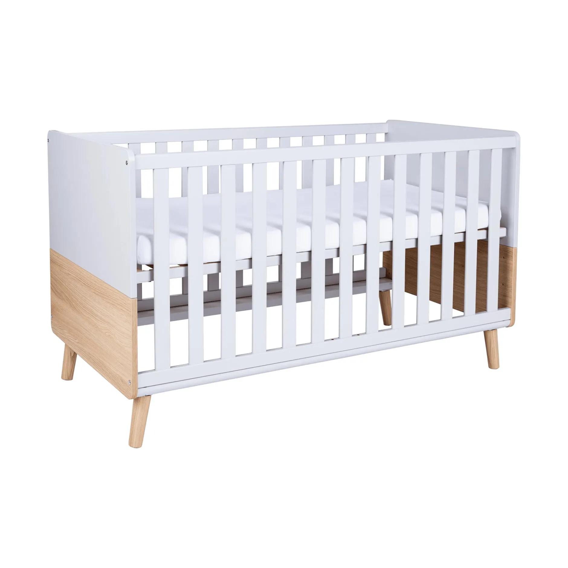 Arthur Berndt 3-teiliges Babyzimmer Lovis mit Kommodenfüßen 92 cm für die breite Wickelkommode* Babyzimmer Sets