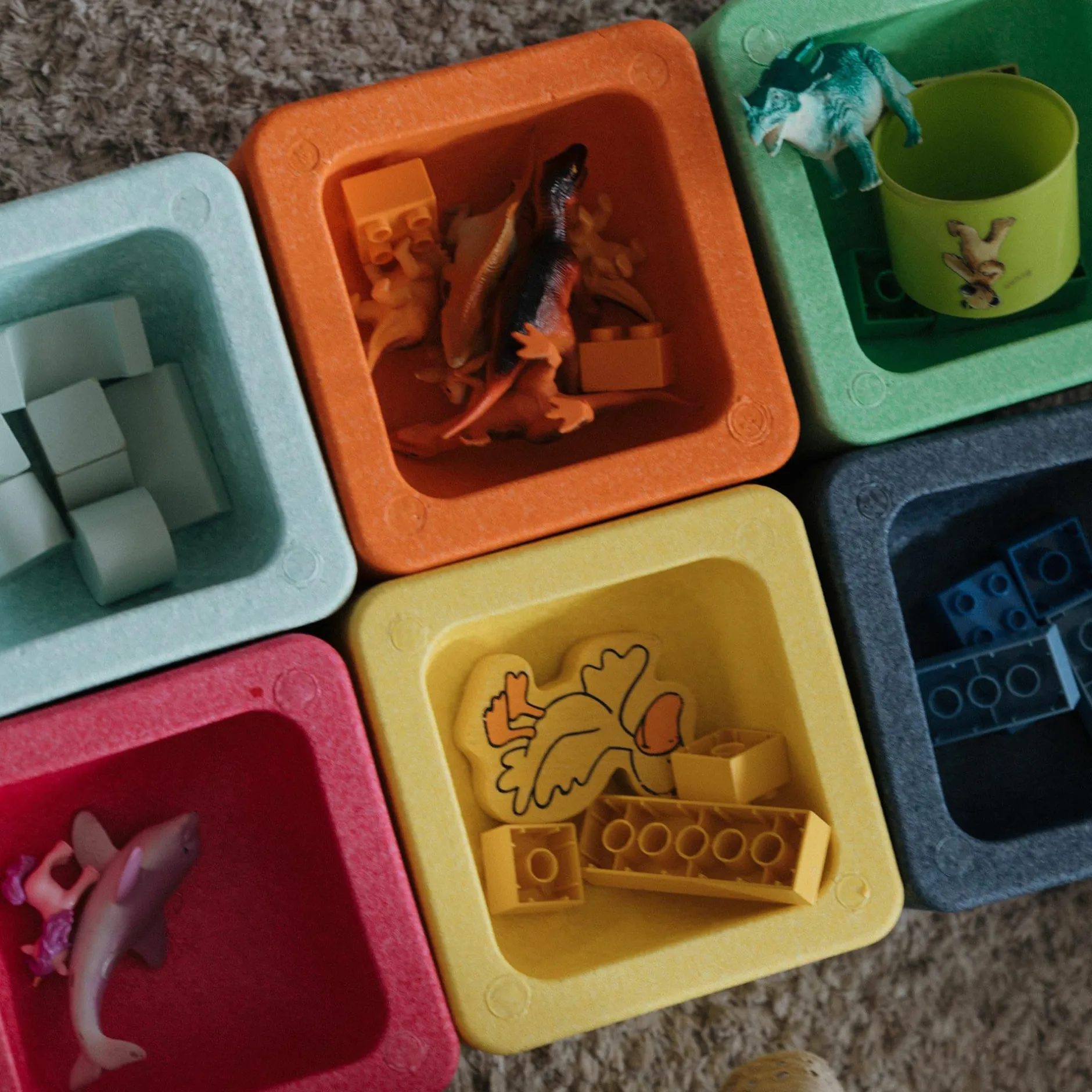 Bygge 4-teiliges Ergänzungsset LILLE FEST Josse*Kinder Konstruktionsspielzeug