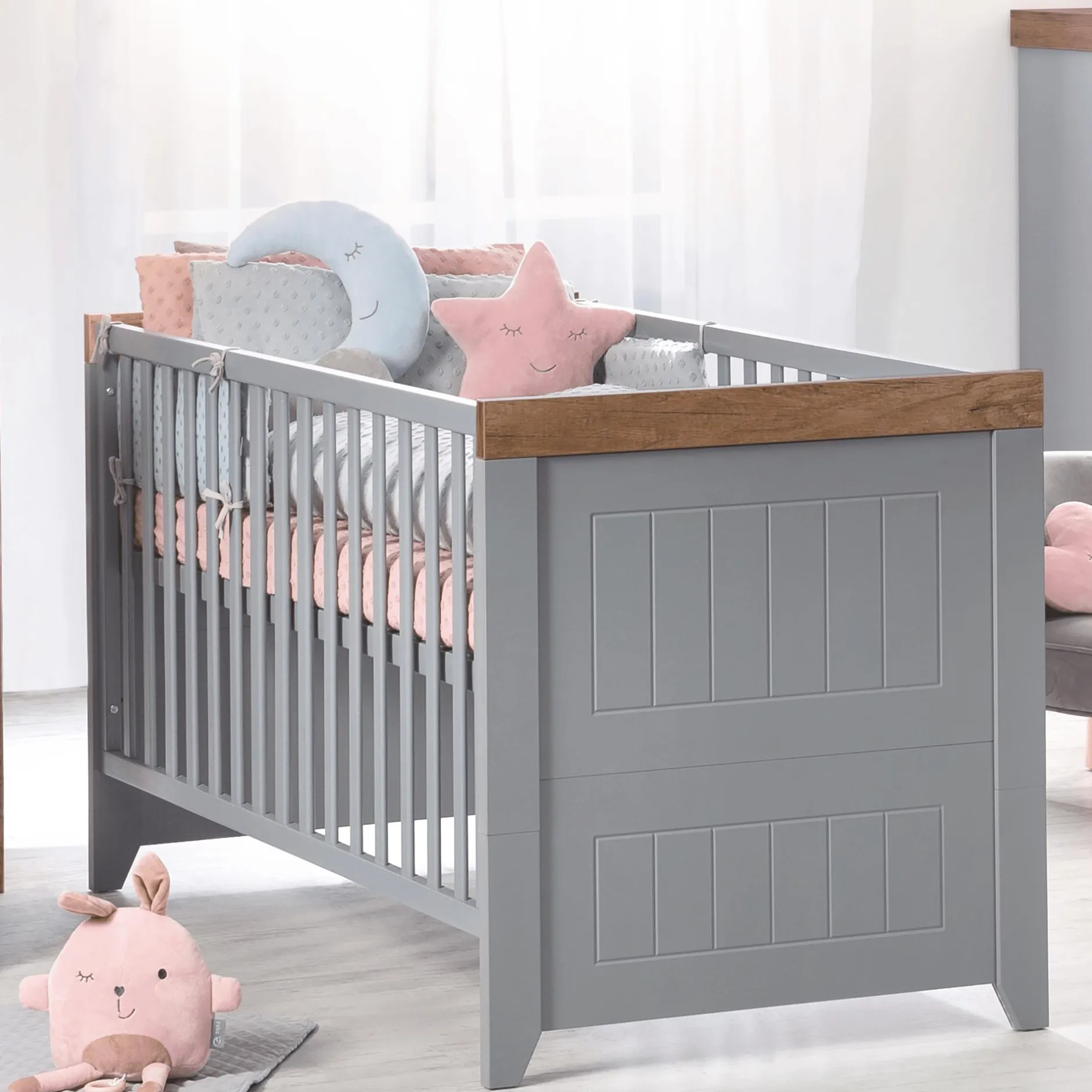 roba 3-teiliges Spar-Set Babyzimmer Ella* Babyzimmer Sets|Babybetten