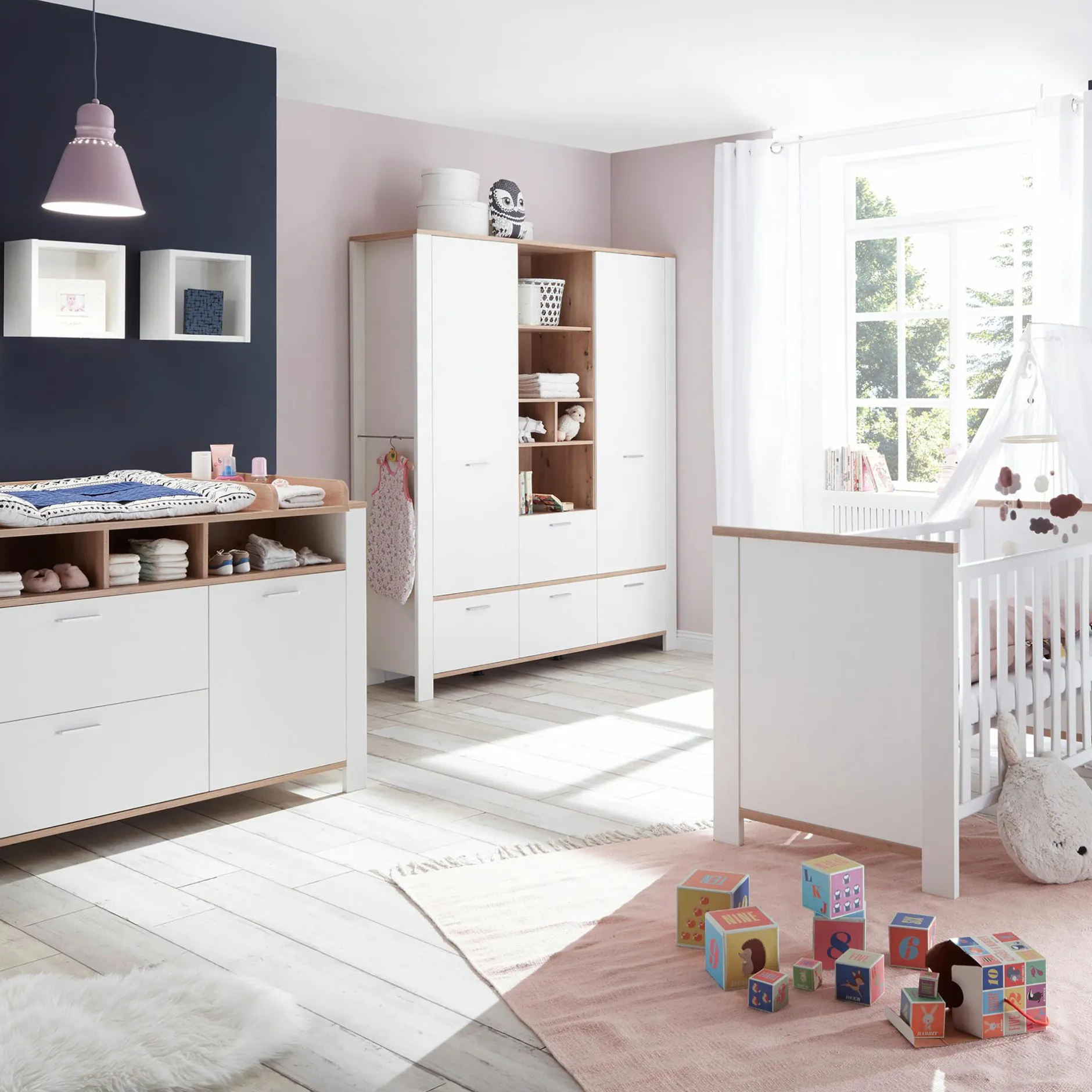 Mu00e4usbacher 3-teiliges Spar-Set Babyzimmer Alica* Babyzimmer Sets
